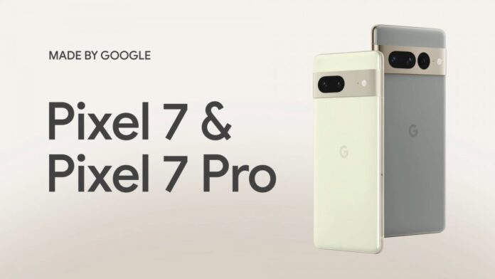 Google Pixel 7 and 7 pro
