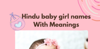 Hindu baby girl names With Meanings